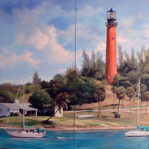 "Jupiter Lighthouse"
This painting was in the West