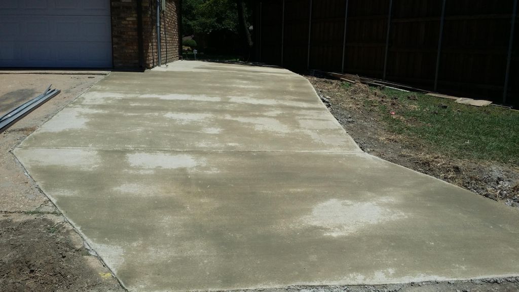 Fresh off the Concrete Truck.  