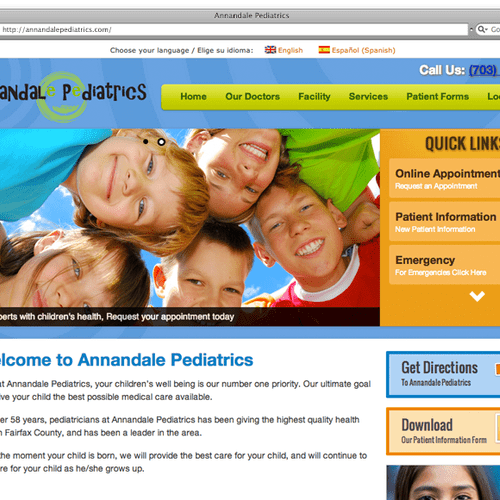Annandale Pediatrics Website Design & Online Marke