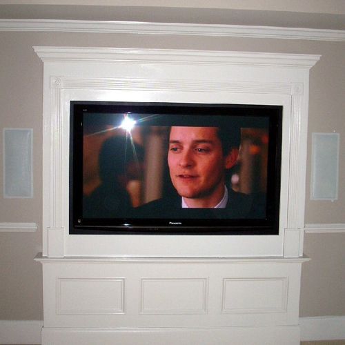 Flat screen TV enclosure
