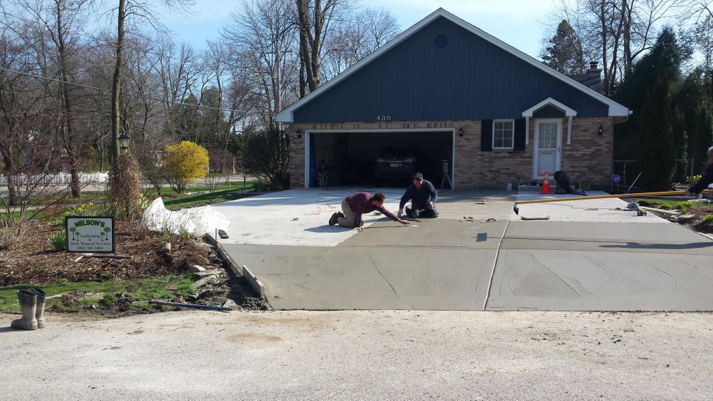 Concrete installations