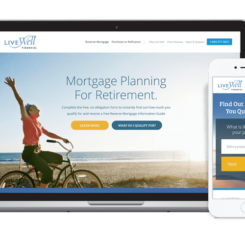 LiveWell Website Design.