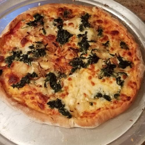 Pizza from scratch, homemade dough