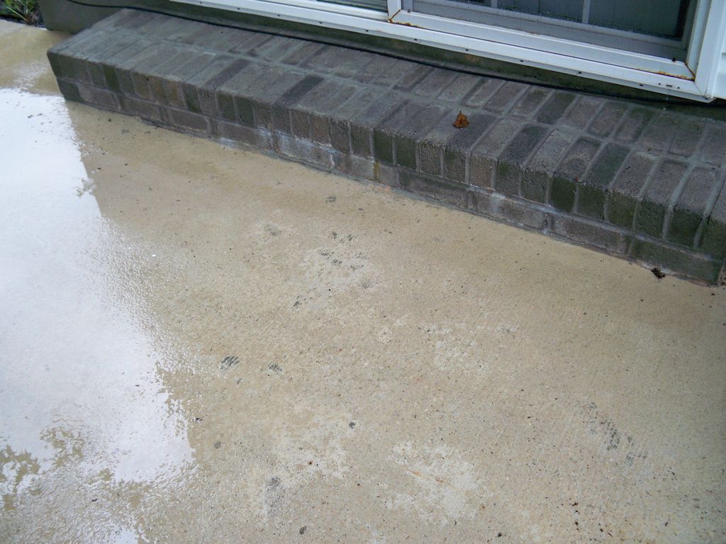 This is what the patio looked like after I finishe