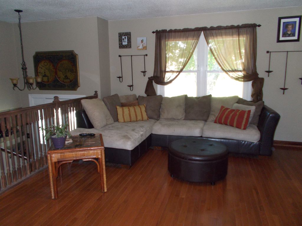 Finished Look to living room, walls use to be yell
