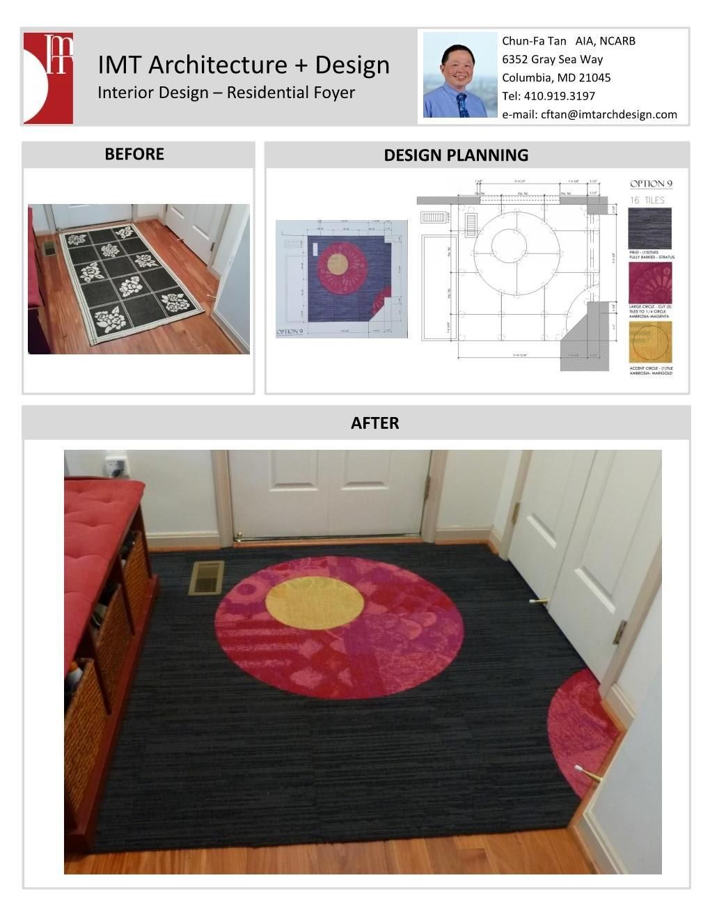 Residential foyer interior design