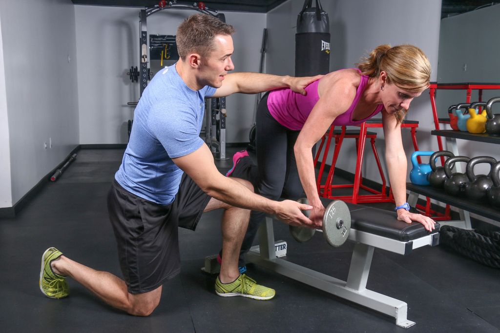 Posture is important during a bent over row