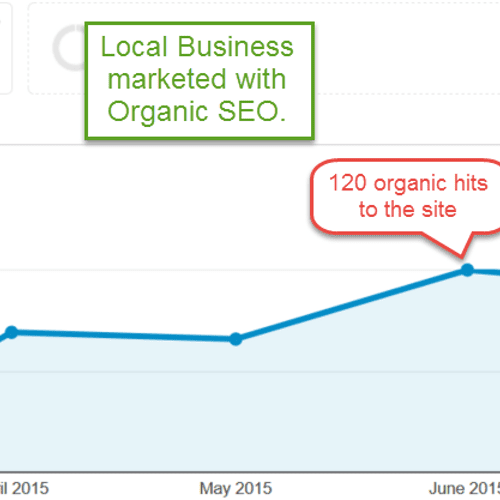 Local, organic SEO for a service based business de