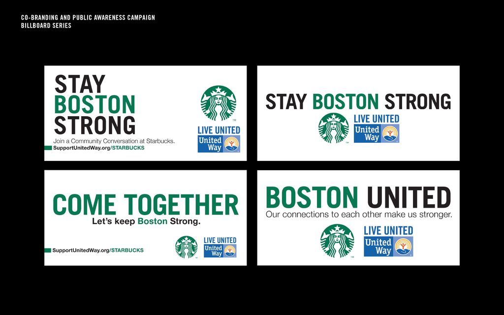 Billboard Concept for a partnership between Starbu
