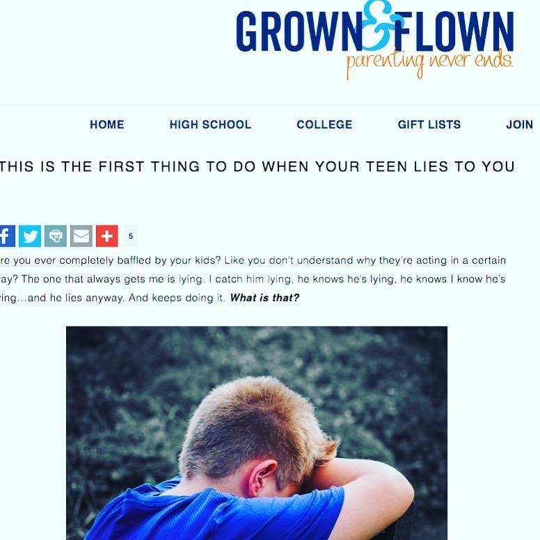 Read my blog about how and why kids lie.  