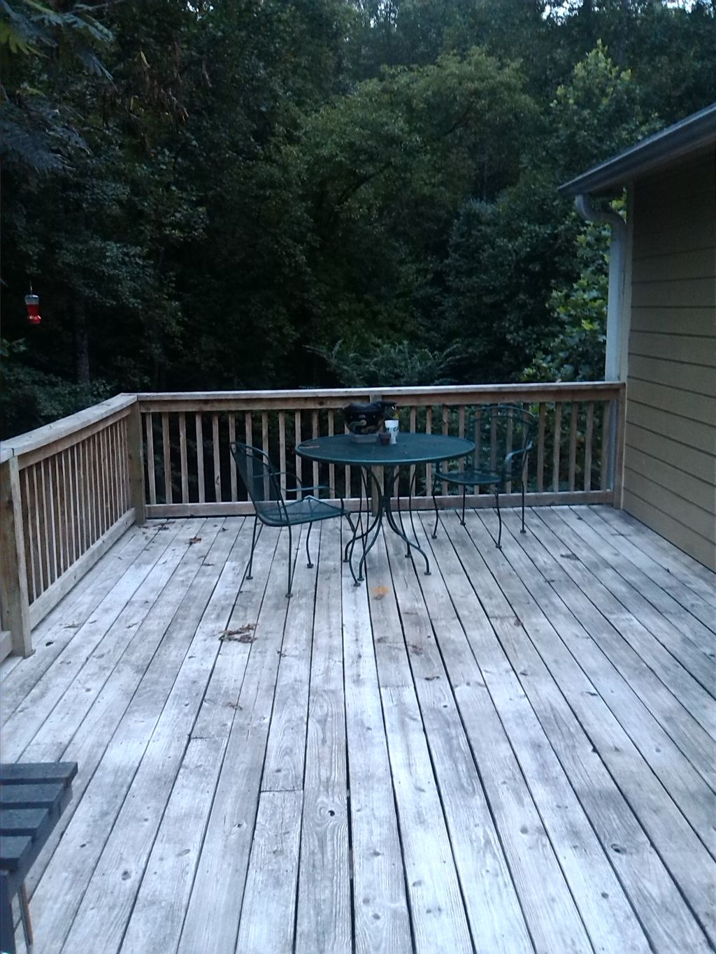 12by40 deck built in two day's by two people
