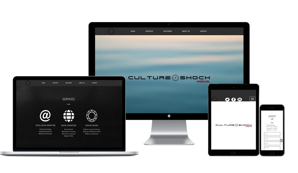 desktop, laptop, and mobile-responsive website pro