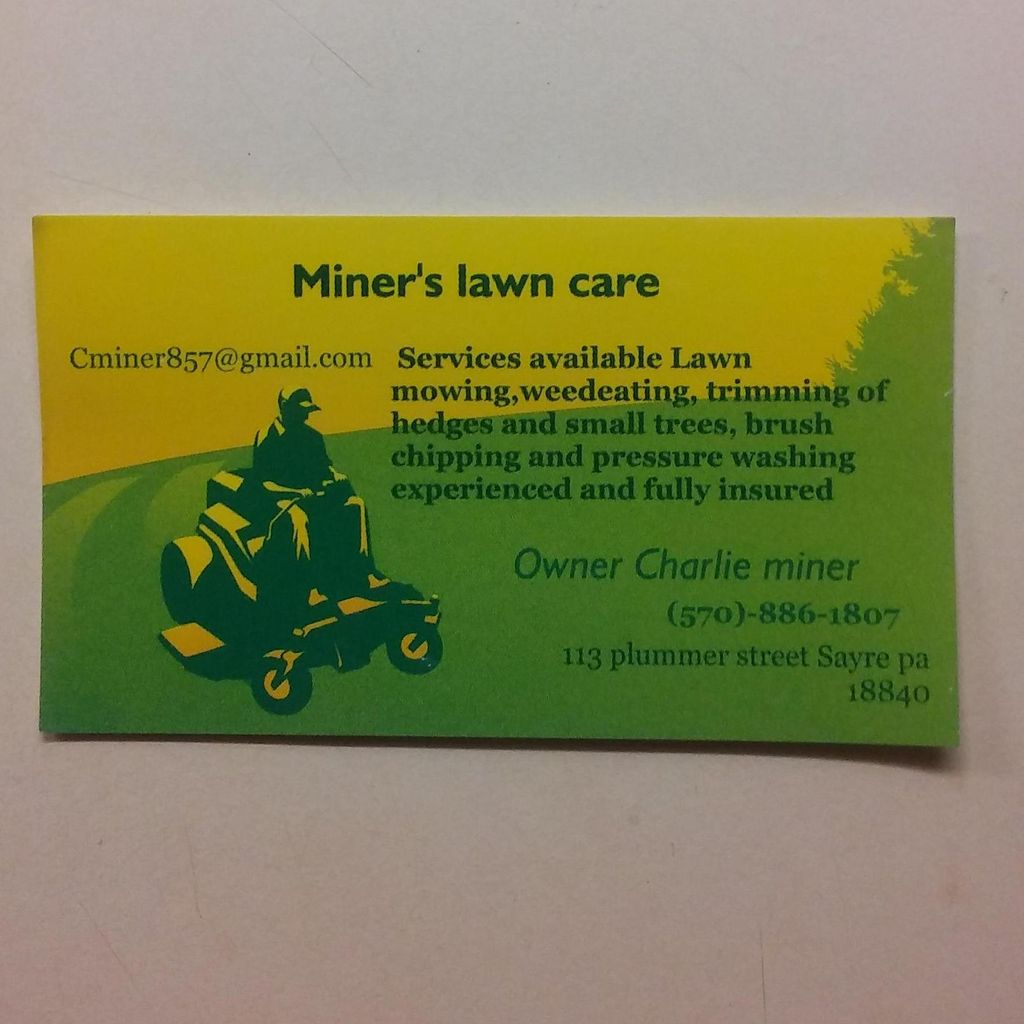 Miner's lawn care