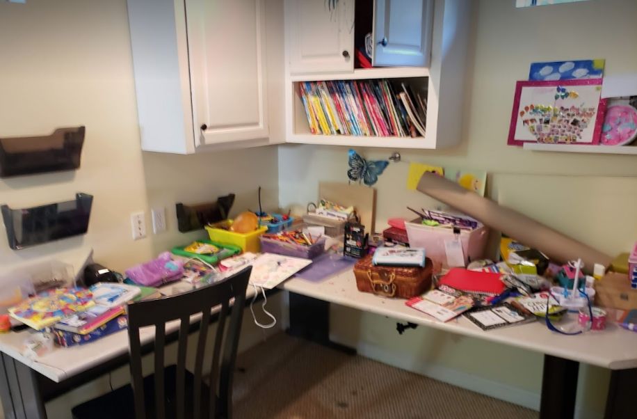 Arts & Crafts Area Before