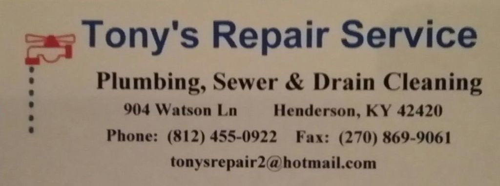Tony's Repair Service