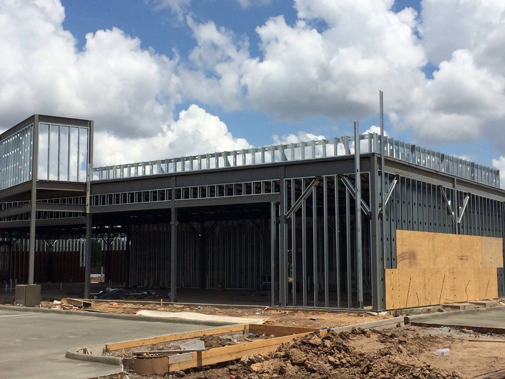 Commercial job gas station on grand parkway