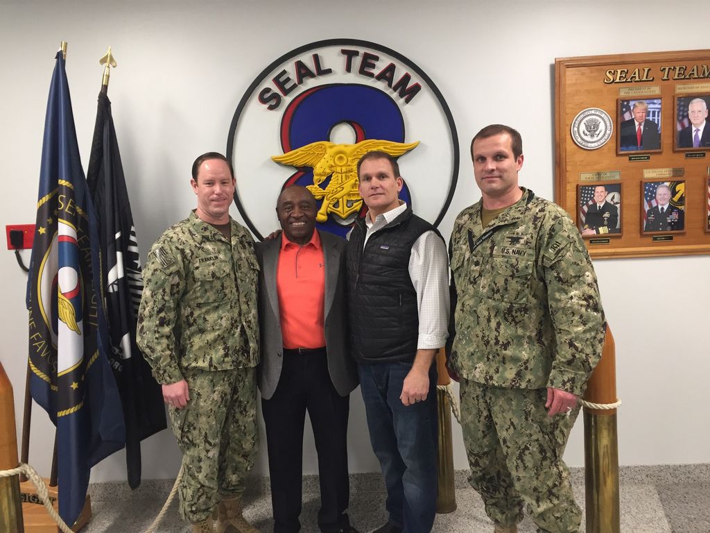 After addressing Navy Seal Team 8