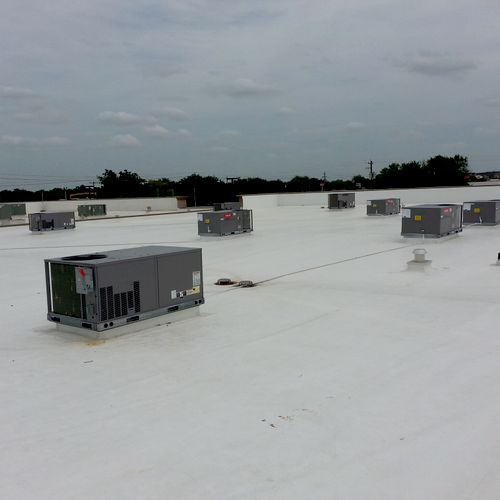 (10) Carrier roof top units on Alliance building i