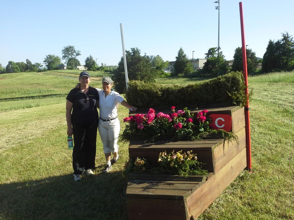 Jennifer and I next to her last combination at Vir