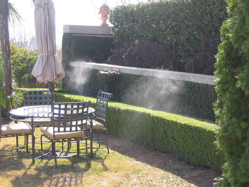 Mosquito Control misting system installation.