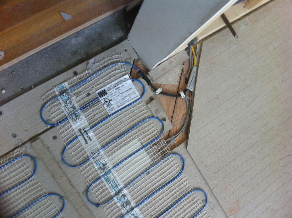 Heated Floor under Tile