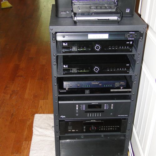 Middle Atlantic Rack with Crestron Automation Cont