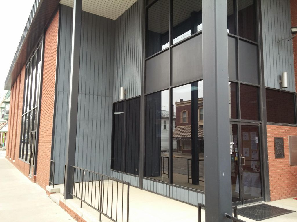 This is a two story bank that I've been cleaning f