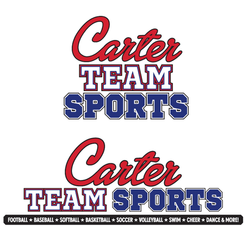Carter Team Sports Logo design