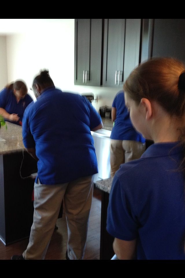 Some of our maids at work