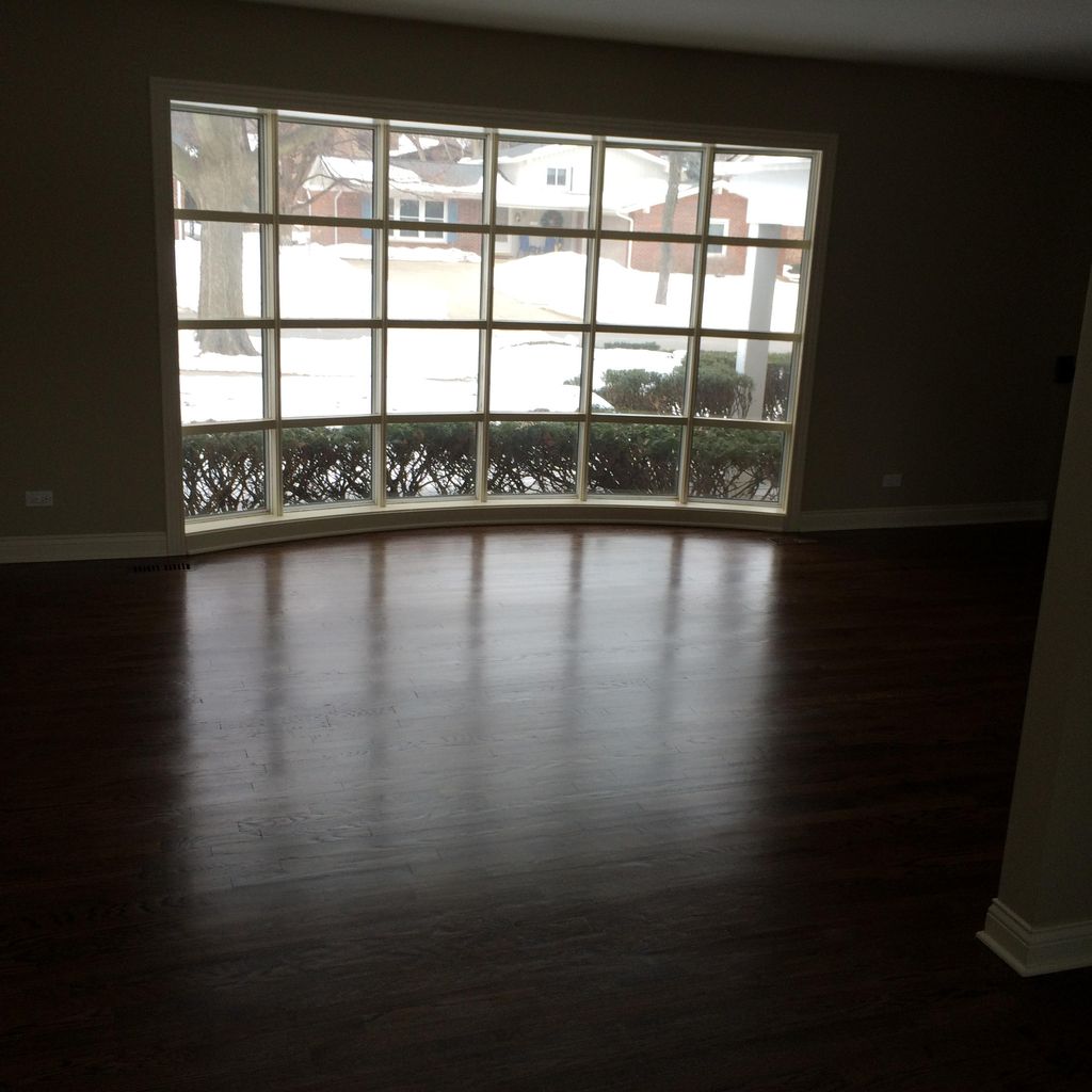 New windows were installed throughout the house.