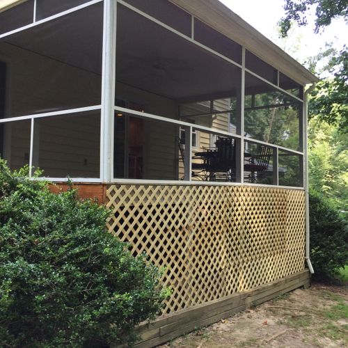 Screened Porch Install