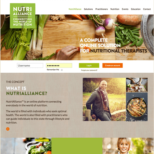 NutriAliance - Web Design and Web Development
