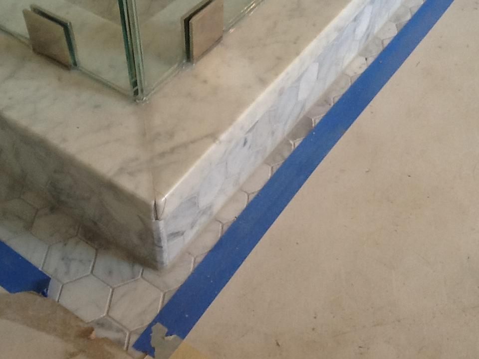broken marble corner