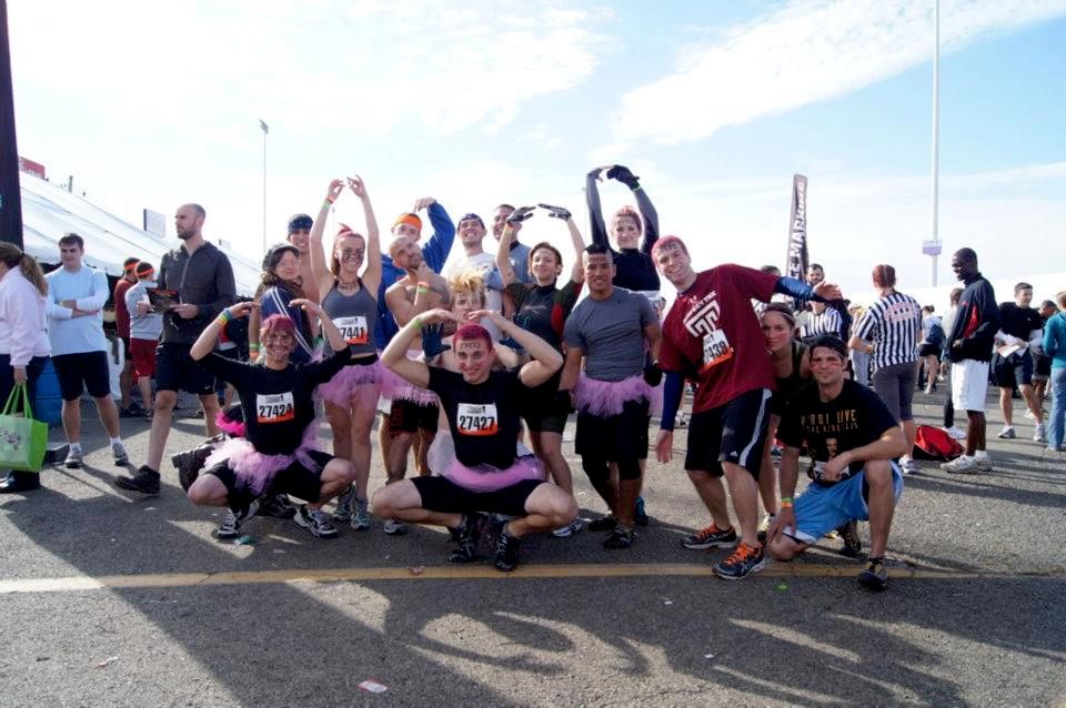 The Tough Mudder in 2012. Time 3 hours, 4 minutes.