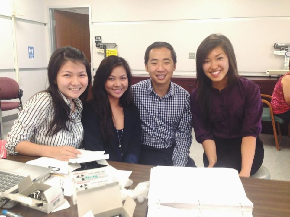 I (on the left) and my fellow clinical interns on 