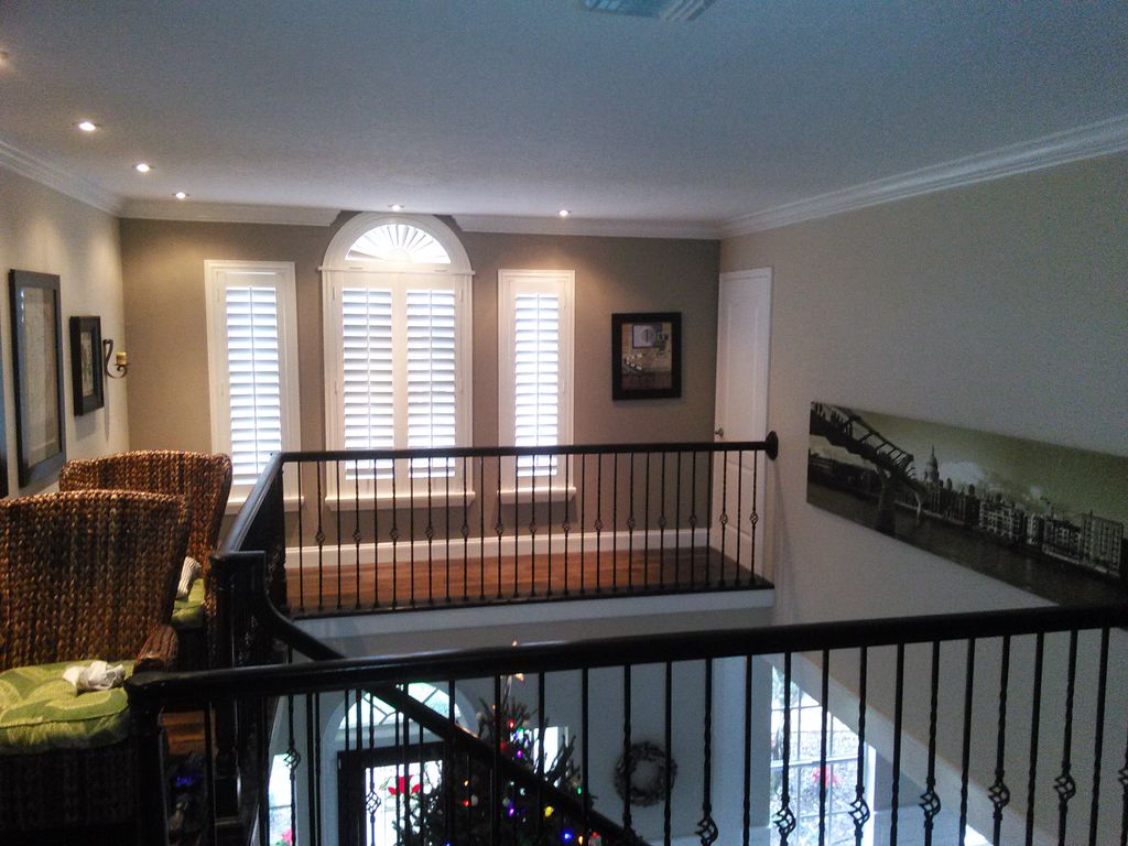 completed interior repaint ...ceilings,crown mould