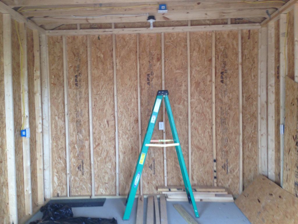 wiring storage shed