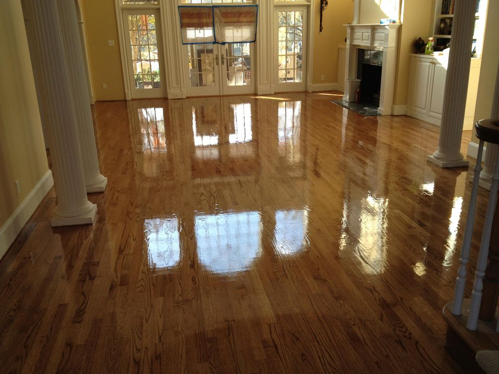 beautiful refinished hardwood flooring