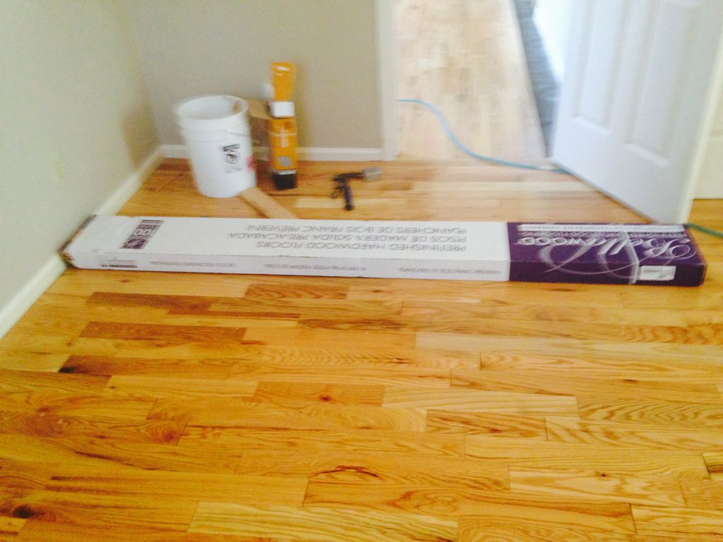 Engineered hardwood installation