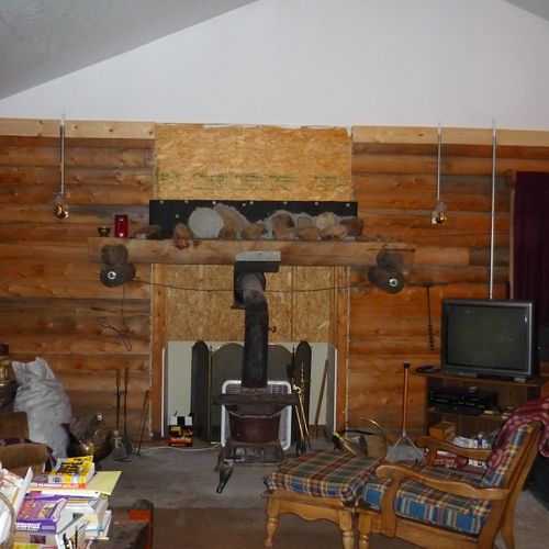 This was a cabin in the mountains of Utah just abo