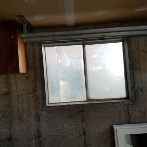 Replacement Basement Window Before 