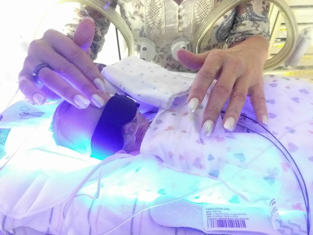 Here I am delivering healing energy to a little pr