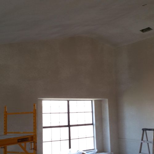 Change of Texture Drywall 