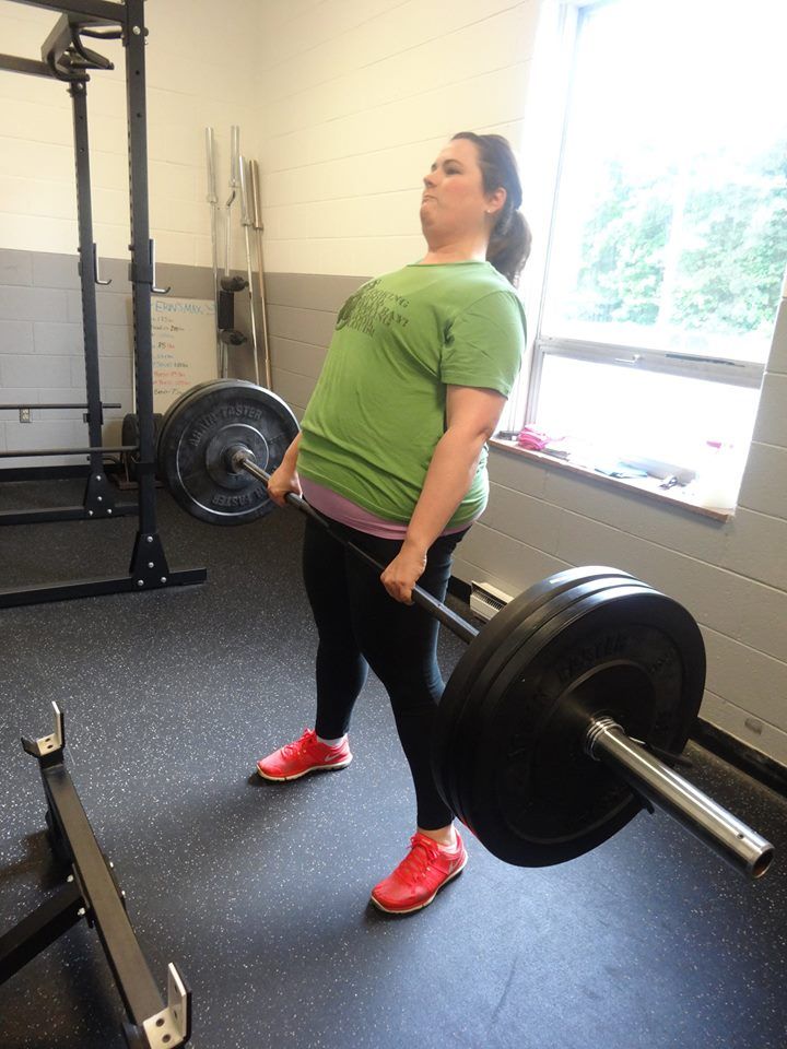 Deadlifting in our small group personal training r