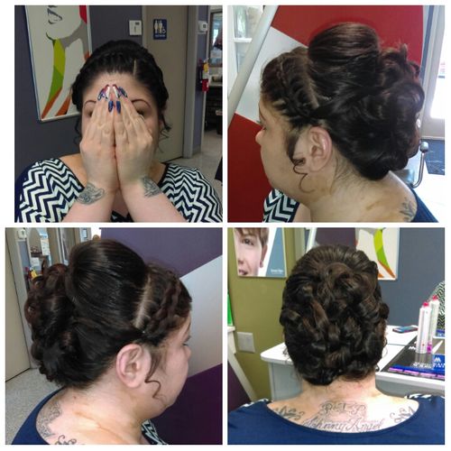 Bridal Party Updo 