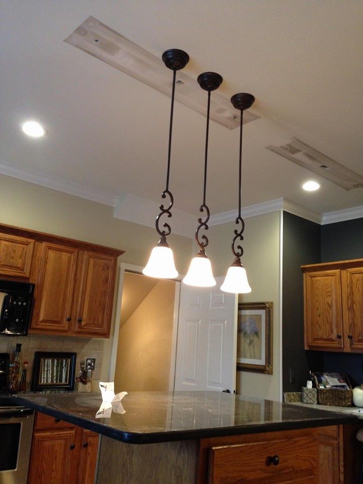 modern direct pendant & recessed lighting replace 