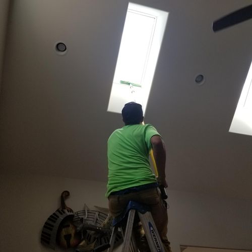 Skylight cleaning. 
