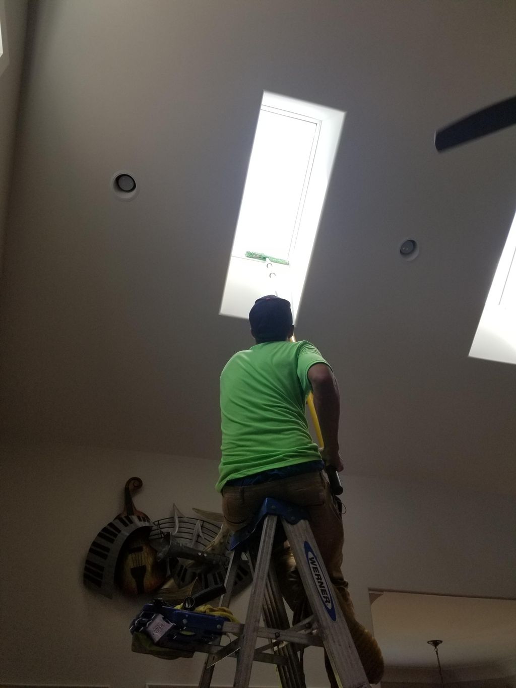 Skylight cleaning. 