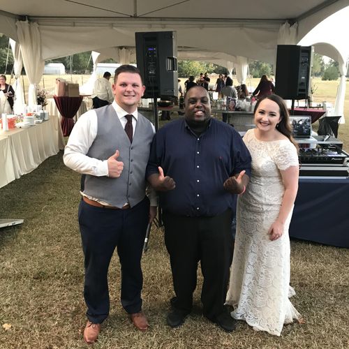 Outside wedding was a success! 