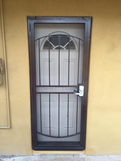 cut back and then repaired stucco to fit standard 